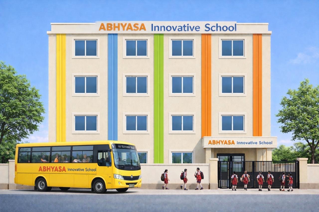 Abhyasa School with Bus